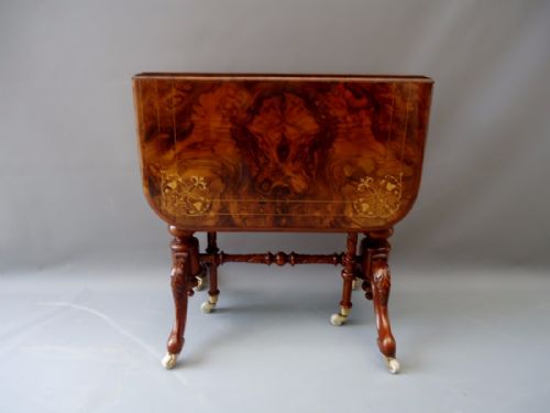 A Good Quality Miniature Sutherland Table / Coffee Tea Table