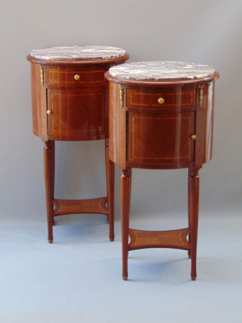 A Pair of Mahogany Side Tables