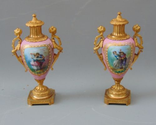 A Pair of Porcelain Vases