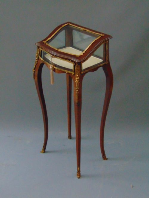 A Mahogany Bijouterie Table Vitrine