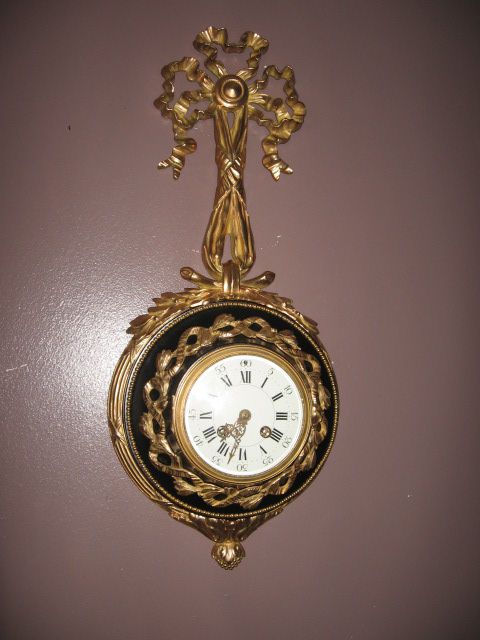 Antique French Cartel Wall Clock