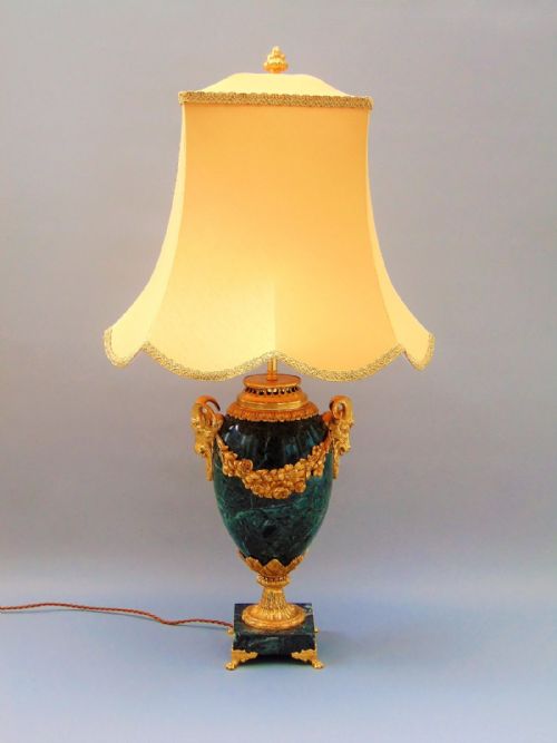 A Superb  Marble Table Lamp