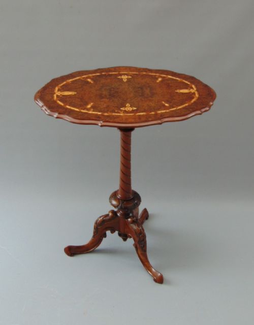 A Pretty Burr Walnut Occasional Table