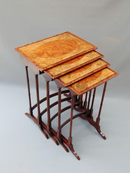 A Stunning Nest of Four Tables
