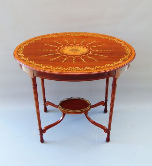 A Good Quality Mahogany Side Table