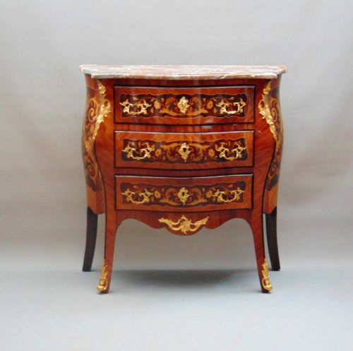 A Stunning Bombe Chest of Drawers