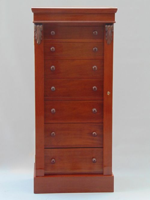 A Mahogany Wellington Chest