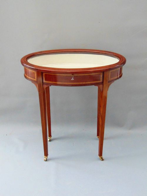 A Good Mahogany Bijouterie Display Table
