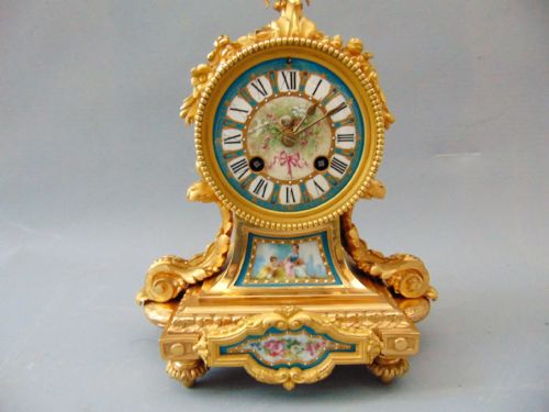 An Ormolu Mantle Clock