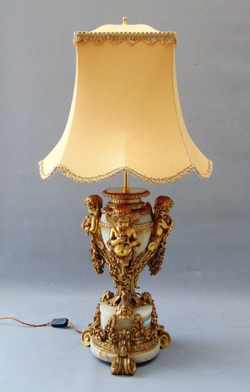 A High Quality Ormolu Table Lamp