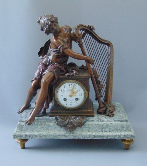 Mantle Clock  by Alfred Ferrand