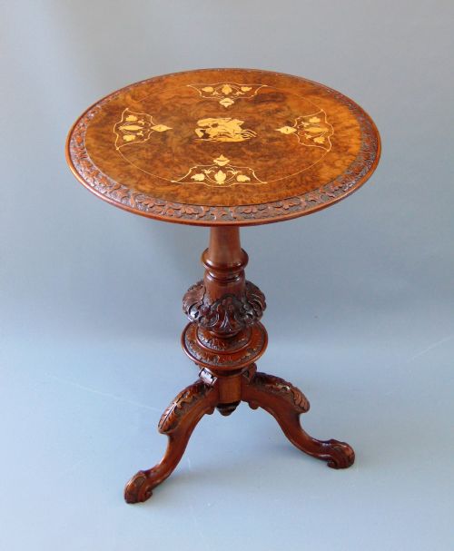 A Burr Walnut Occasional Table