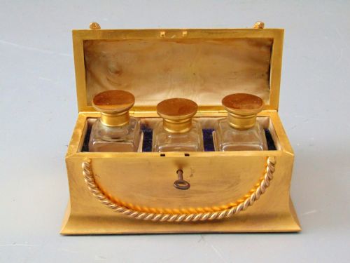 A Ormolu Perfume  Box Casket