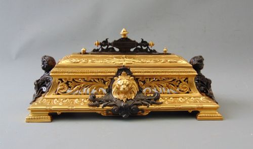 A Fabulous Ormolu Desk Stand
