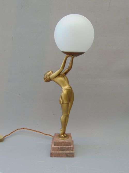 Large Art Deco Lamp