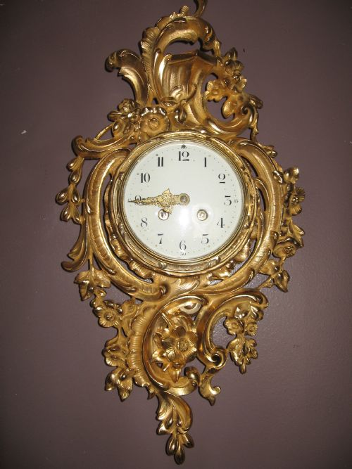 Antique Cartel Wall Clock