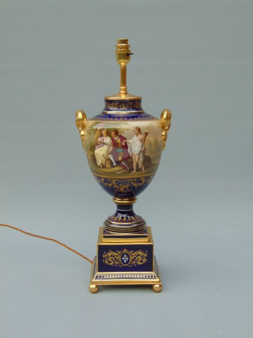 A Porcelain Table Lamp