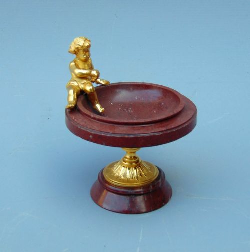 A Grand Tour Marble Tazza Salt Dish