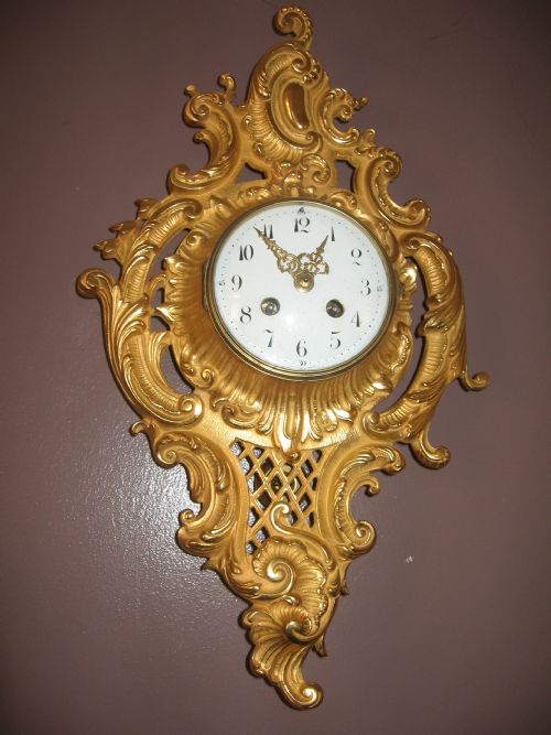 Antique French Cartel Clock