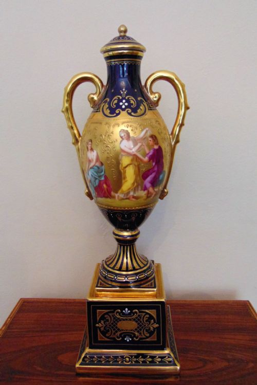 A Quality Vienna  Porcelain Vase