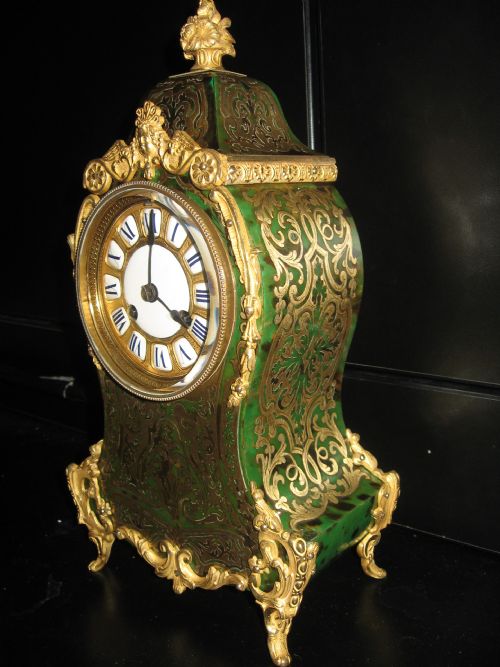 Antique Boulle Mantle Clock