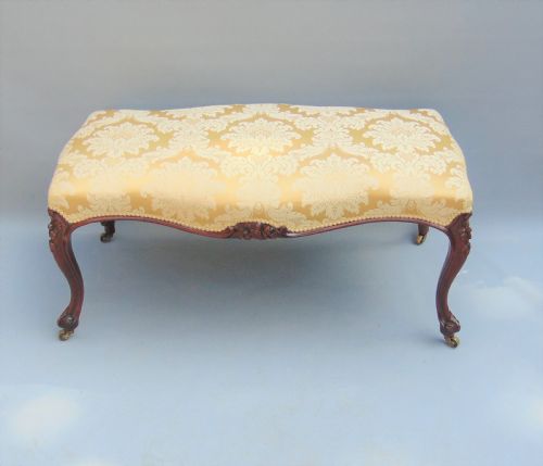 A Fabulous Large Victorian Stool Seat