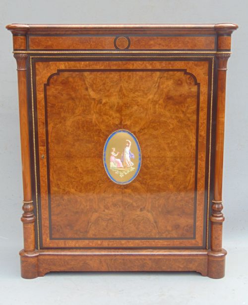 A Walnut Pier Cabinet