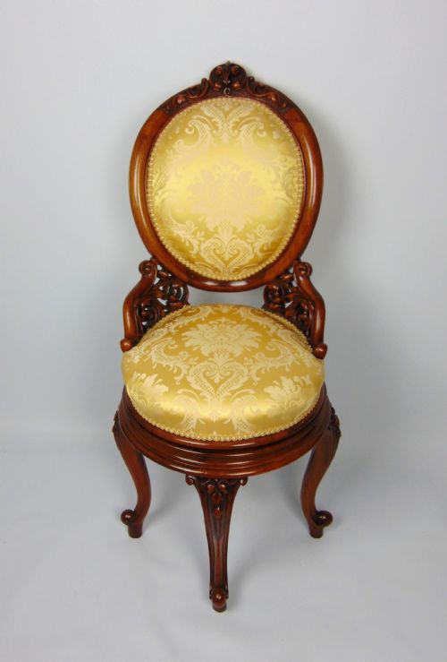 A Very Fine Victorian Music Harpist Chair
