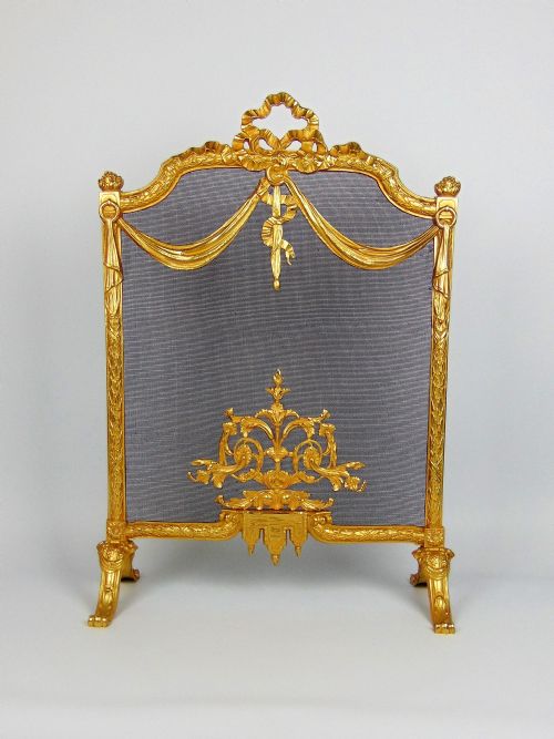 A Ormolu Fire Screen
