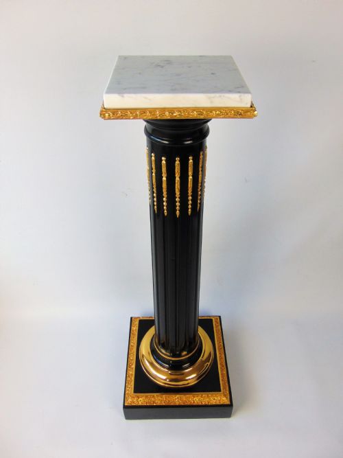 A Fabulous Ebonised Pedestal
