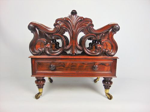 A Rosewood Canterbury Made by Gillows