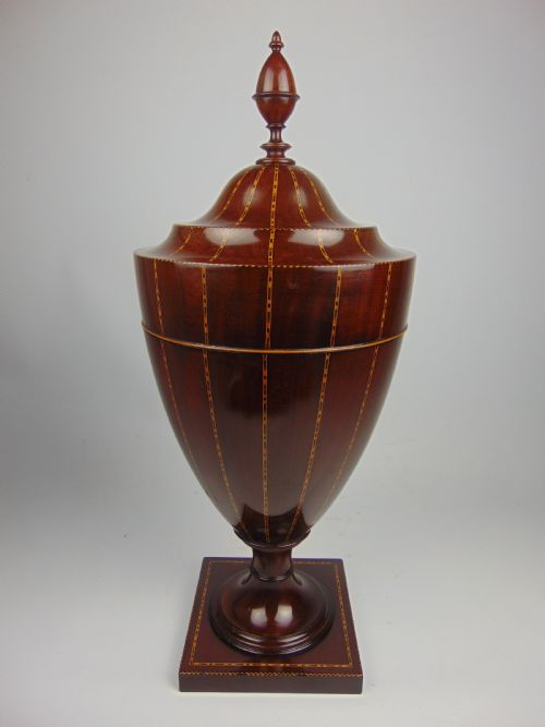 A Rare Georgian Mahogany Cutlery Urn