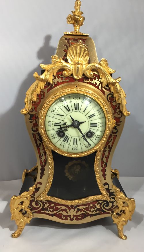 Antique Boulle Mantle Clock