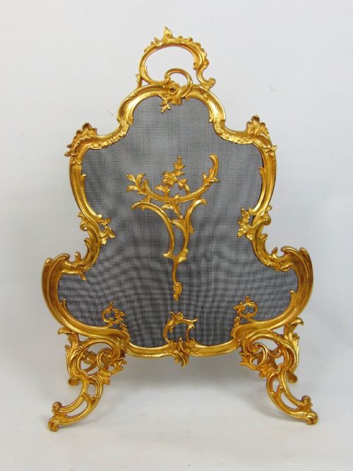 A Quality Rococo Fire Screen