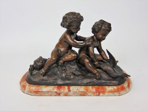 A  Good Quality 19th Century  Cherub Bronze