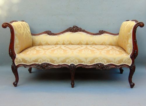 A Most Exquisite Victorian Walnut Settee