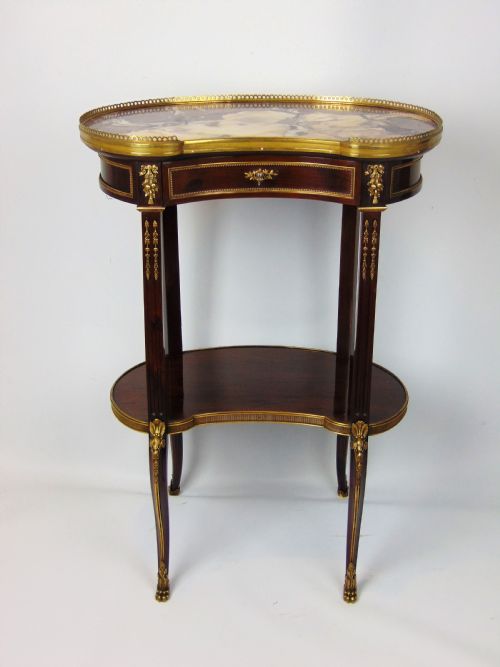 A Quality Mahogany Side Table Stamped Edwards & Roberts