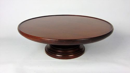 A Large Mahogany Lazy Susan