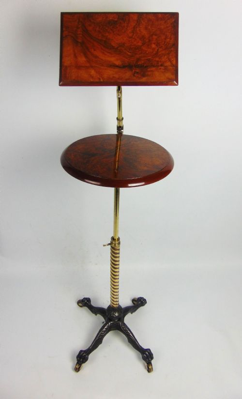 A Quality John Carter Walnut Reading Music  Stand
