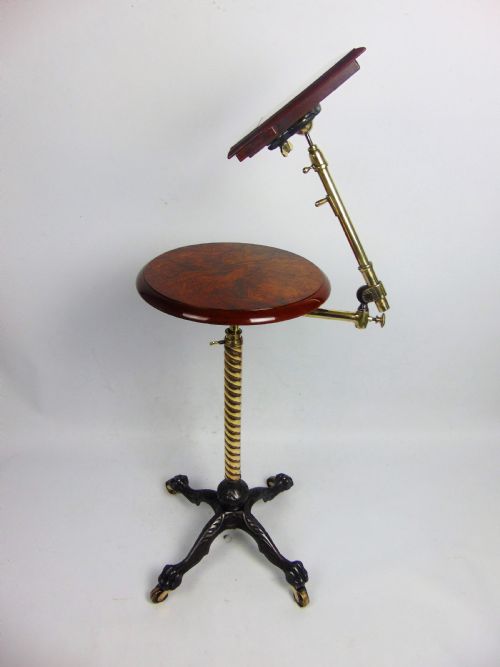 fig 1. A quality John Carter Walnut Reading Music Stand