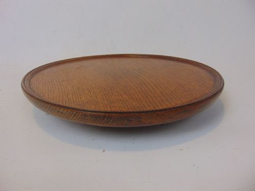 Antique Oak Lazy Susan