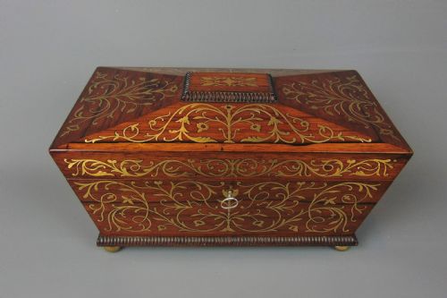 Rosewood Tea Caddy