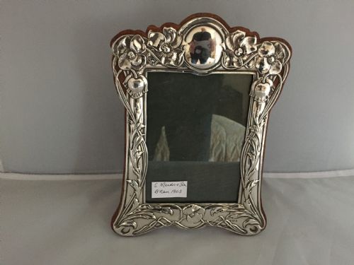 Antique Hallmarked Silver Photograph Frame