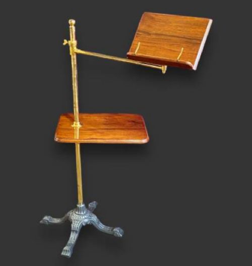 Antique Reading Table Music Stand