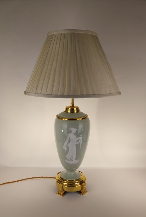 A Fine Quality Pate Sur Pate Lamp