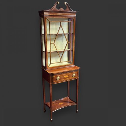 A Mahogany Display Cabinet