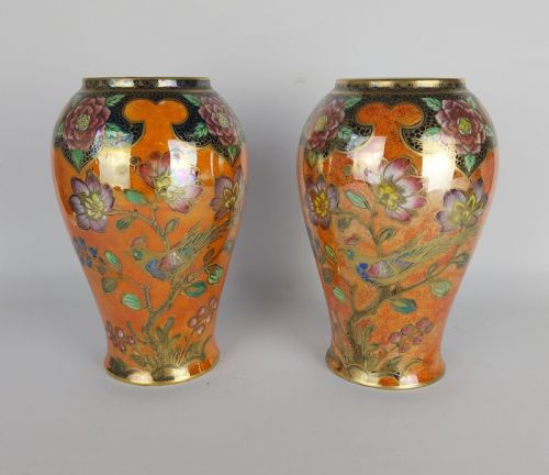 Pair of Lustre Vases