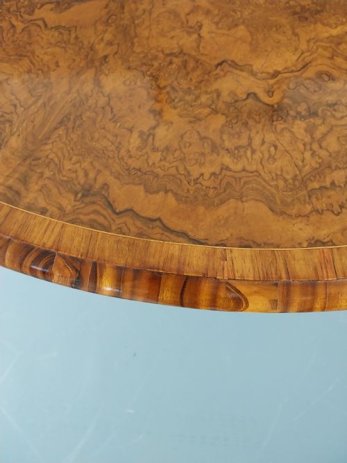 WALNUT CENTRE TABLE 19TH CENTURY - ADDITIONAL PHOTO 8