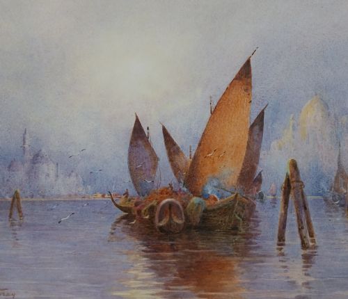 fig 1. Venice Water Colour John Abernethy Lynas Gray