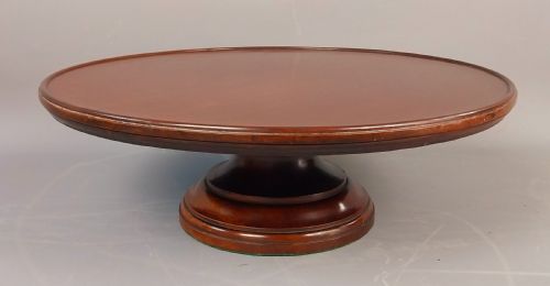 VICTORIAN MAHOGANY REVOLVING LAZY SUSAN DUM WAITER - ADDITIONAL PHOTO 1